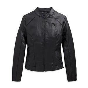 Harley Davidson Womens Wing Back Motorcycle Jacket